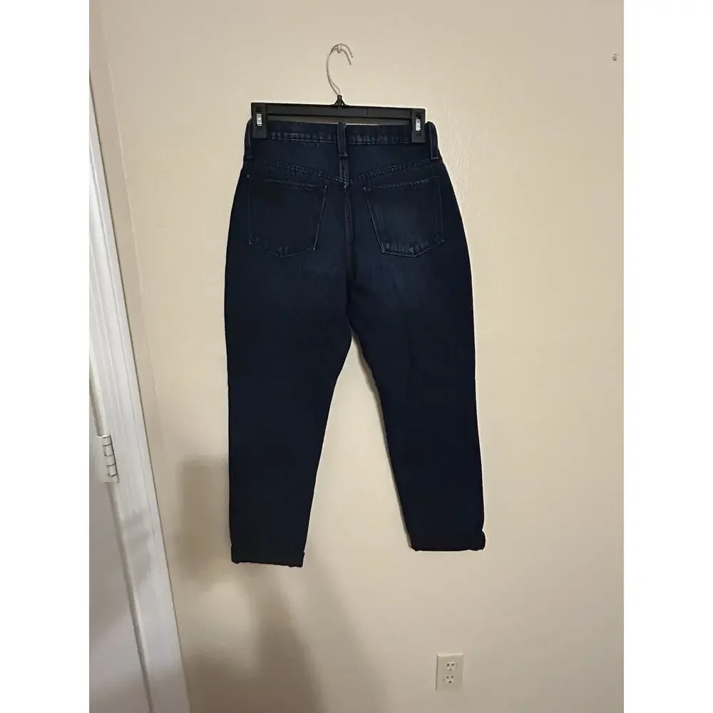 Old Navy OG Straight / Adjustable Waist Denim Tapered Leg Jeans / Girls 14